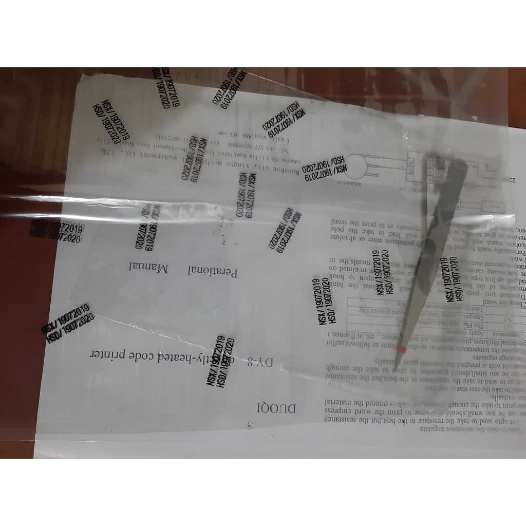 Combo 10 cuộn mực in date máy indate DY8, HP241B size 30*122m, 35*122m in được 30000 sản  phẩm - MÁY ĐÓNG GÓI KHANG HỒNG