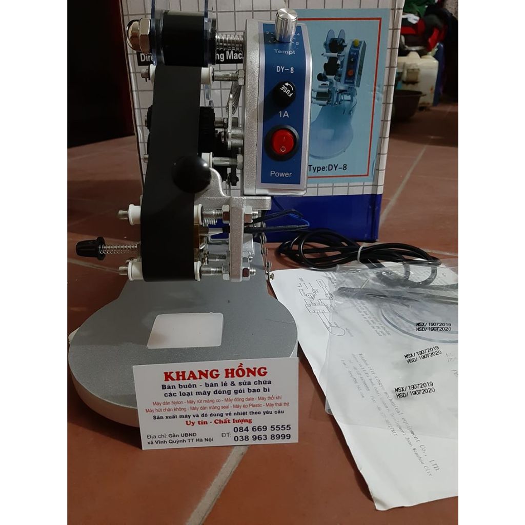 Combo 10 cuộn mực in date máy indate DY8, HP241B size 30*122m, 35*122m in được 30000 sản  phẩm - MÁY ĐÓNG GÓI KHANG HỒNG