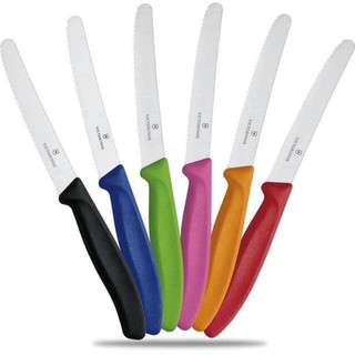 Dao gọt hoa quả Victorinox lưỡi răng cưa, dao cắt sầu riêng CHÍNH HÃNG Thụy Sỹ