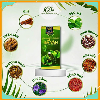 Dầu xoa bóp thảo dược Bà Vân, Giảm đau nhức mỏi cơ 70ml