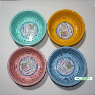 Rổ nhựa tròn bộ thau rổ đa năng - vĩ hưng - 2 tấc