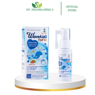 Xịt chống sâu răng Wavekids NoFlo ngăn ngừa sâu răng bảo vệ răng chắc khỏe làm sạch khoang miệng hết vi khuẩn răng miệng