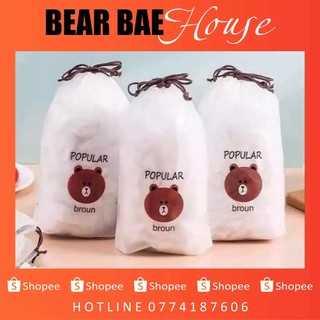 Combo 100 màng bọc thực phẩm có chun tiện lợi