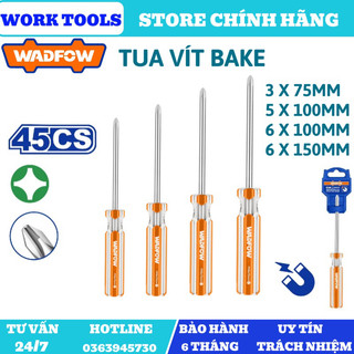 Đồ nghề wadfow tua vít bake ph0x75mm , ph1x100mm , ph2x100mm , ph2x150mm
