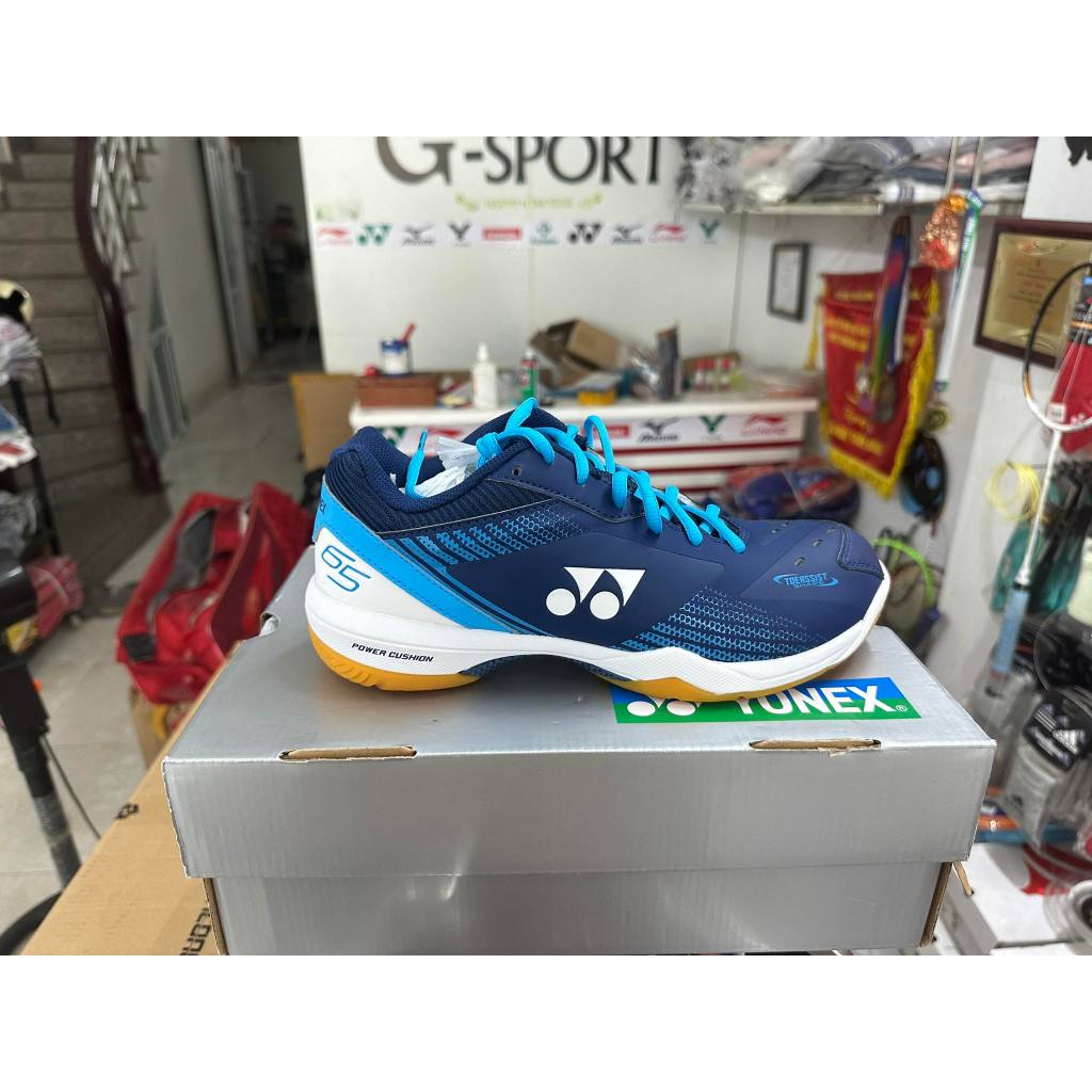 Giày cầu lông Yonex SHB 65Z3 Wide Xanh Navy New 2022 Chính Hãng