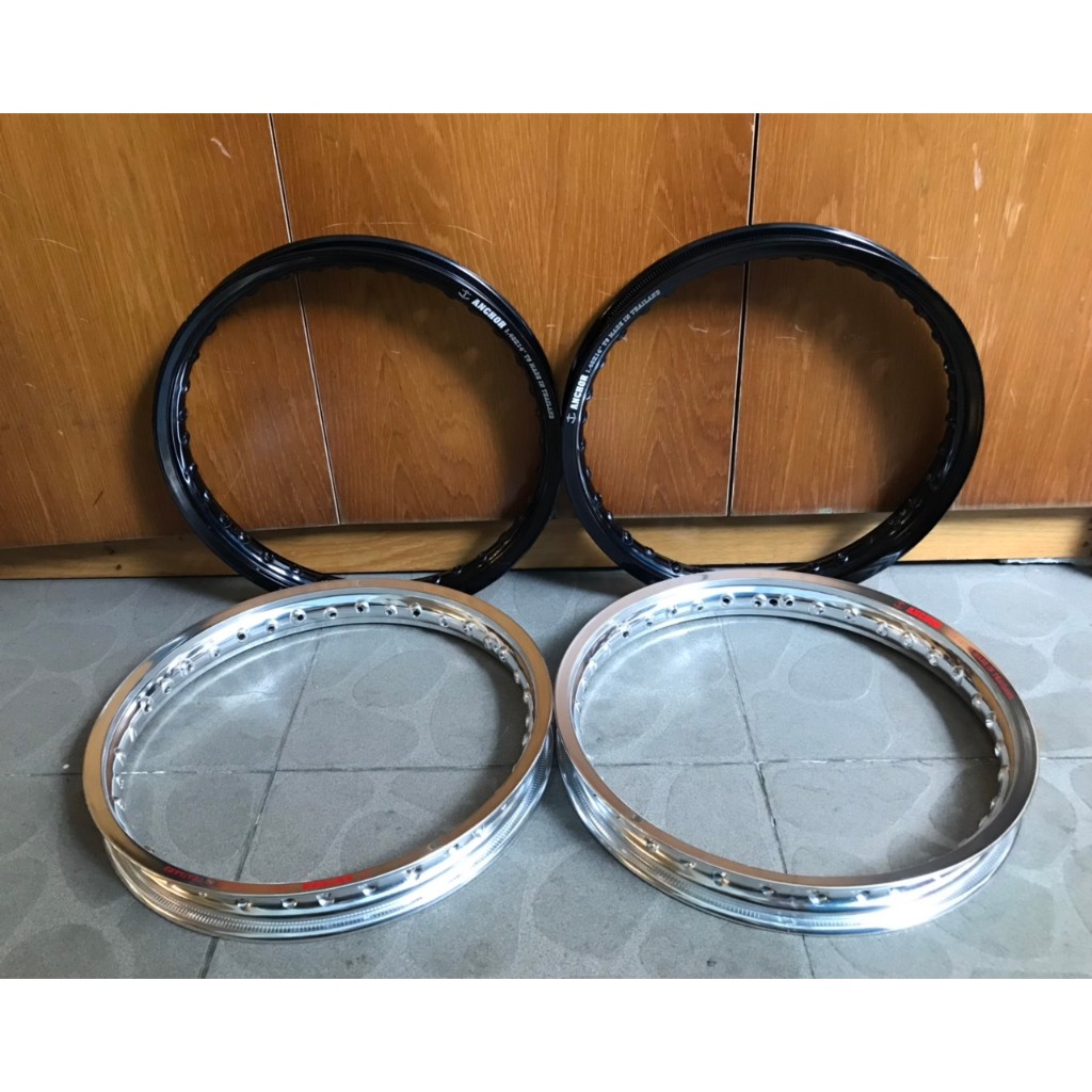 NIỀNG NHÔM ANCHOR THÁI BẢN 1.4 VÀ 1.6*14 CHO VARIO CLICK AIRBLADE VISION MIO LUVIAS XE ĐIỆN..