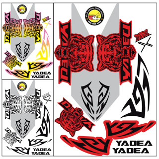 Tem xe điện X-MEN mẫu XM02 Hổ YADEA nhiều màu tem 4 lớp chống nước, chống xước, dễ dán