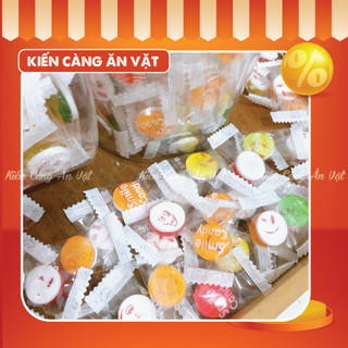 Kẹo ngậm mặt cười hương trái cây - Kẹo C ngậm hương hoa quả tuổi thơ