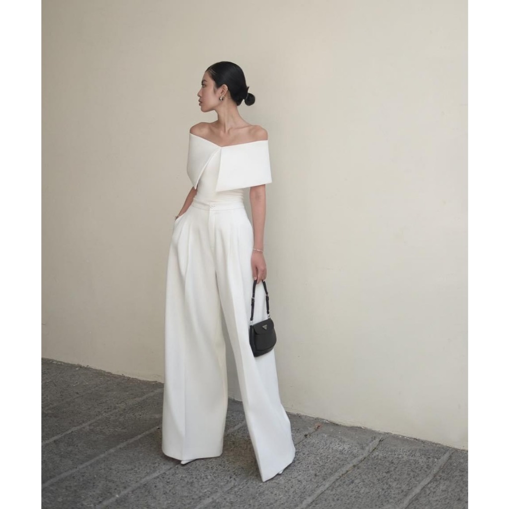 Áo Thun trễ vai thiết kế " Donna " sang chảnh tiểu thư thanh lịch sang chảnh by EM CHIC | BigBuy360 - bigbuy360.vn