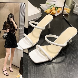 GUỐC NỮ - DÉP CAO GÓT QUAI NGANG MẢNH - DÉP THỜI TRANG NỮ TÍNH 7 PHÂN mã 039 sam