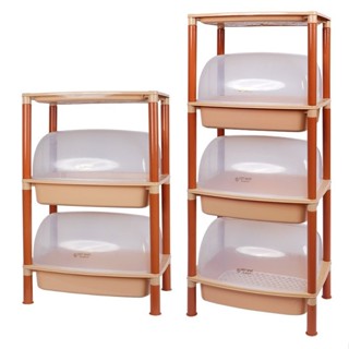 Kệ nắp 3 tầng 5552-3, Kệ trạn úp chén bát có nắp đậy Việt Nhật