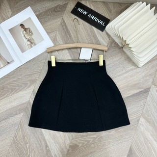 Chân Váy Con Ong Cạp Lưng Cao Xoè Kiểu Dáng Chữ A Trơn Basic