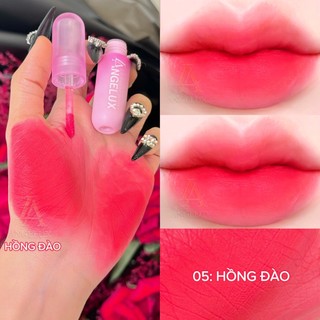 Son kem angelux super nhung lì mượt rất đẹp -màu hồng đào 05