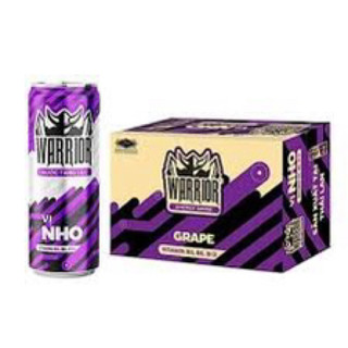 Thùng 24 lon nước tăng lực Warrior hương nho 320ml