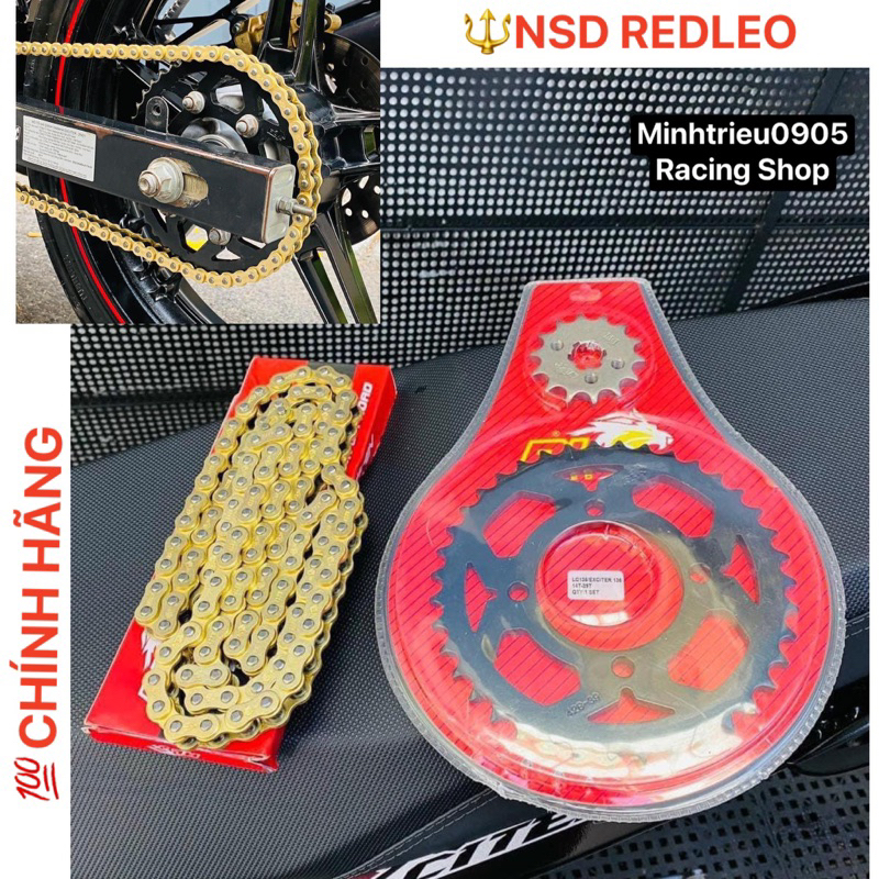 NSD Redleo Nhông sên dĩa Redleo Winner Winner X Exciter 150 155 wave 110 future 125