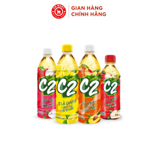 Thùng 24 chai trà xanh C2 (Trà chanh/ đào/ vải/ táo)