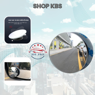 Bộ 2 gương cầu lồi 360 độ xoá điểm mù cho ô tô, xe máy - bản cao cấp 2019