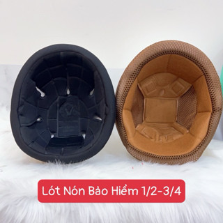 Lót Nón Bảo Hiểm Nửa Đầu Và 3/4, Mút Xốp Mũ Bảo Hiểm 1/2 Và 3/4 Hàng Xịn