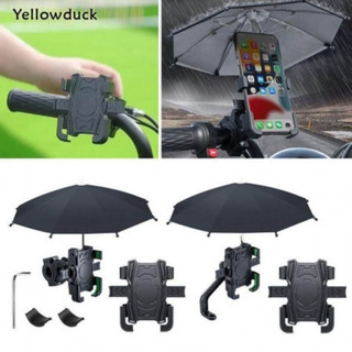 Kẹp điện thoại HT507 gắn xe máy có ô che tiện lợi,giá đỡ điện thoại bằng kim loại gắn xe máy có dù che nắng mưa cực chắc
