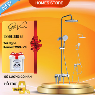 Bộ vòi hoa sen tăng áp xiaomi mijia s1 điều chỉnh nhiệt độ 4 trong 1 - kim loại chống gỉ sét