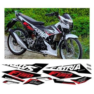 tem satria f150 dán xe trắng ( đa màu )