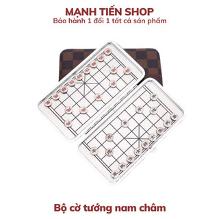 Bộ cờ tướng nam châm mini 2 mặt thiết kế nhỏ gọn bỏ túi - Bàn cờ tướng mini - DTM Store
