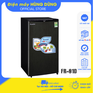 Tủ lạnh mini 90 lít funiki fr-91dsu màu đen -bảo hành chính hãng 30 tháng