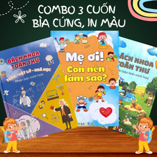 Combo 3 cuốn Bách khoa toàn thư,Bách Khoa toàn thư Toán Lý Hóa