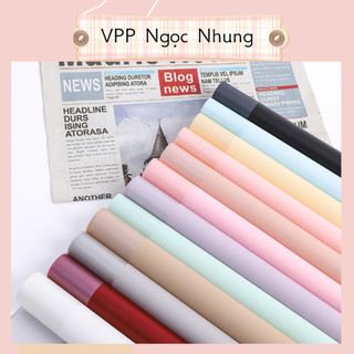 Giấy gói hoa bóng mờ trơn viền vuông trong suốt ❤️ 58*58 cm