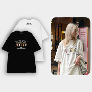 TUBATU TEE - Áo thun TXT unisex oversize 4 màu đen/trắng/be/raglan xanh