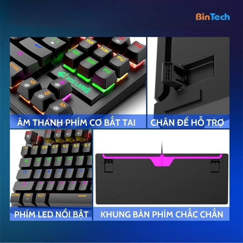 Bàn Phím Cơ Máy Tính TZ87 PRO Led RGB 10 Chế Độ Khác Nhau, Chơi Game Dùng Văn Phòng Cực Đã | BigBuy360 - bigbuy360.vn