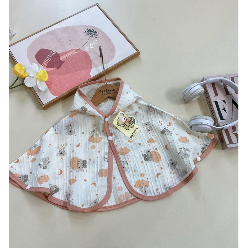 Áo chống nắng cho bé trai bé gái , áo choàng nắng chất đũi gân gấu siêu đáng iu cho bé