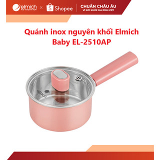 Quánh inox nguyên khối Elmich Baby EL 2510AP size 14cm