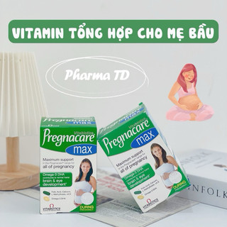 Vitamin tổng hợp cho Phụ nữ mang thai | Vitabiotics Pregnacare max | Hỗ trợ bổ sung dinh dưỡng| Bill UK