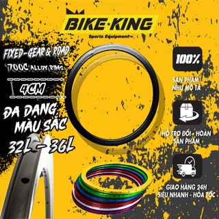 Vành Nhôm 700C Cao 4cm Siêu Nhẹ 32L - 36L Cho Dòng Xe Fixed-Gear & Road VHX