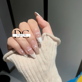 Nailbox móng úp thiết kế sẵn mẫu thạch vẽ french-nơ