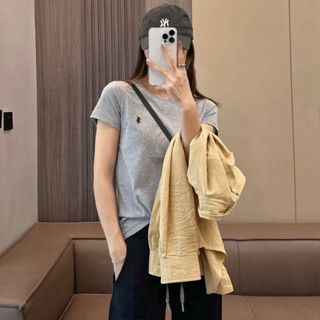 Áo thun nữ , áo thun cotton kiểu dáng basic slimfit nhiều phối màu hoạ tiết thêu đơn giản