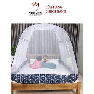 Mùng Chụp Đỉnh Rộng Cao Cấp Mộc Miên Phi Hành Gia - 2 Cửa (1m6, 1m8)