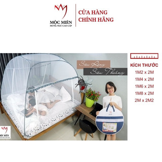 [2 CỬA] Mùng Chụp Đỉnh Rộng Mộc Miên Loại 1