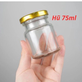 Hũ chưng yến 75ml thủy tinh.