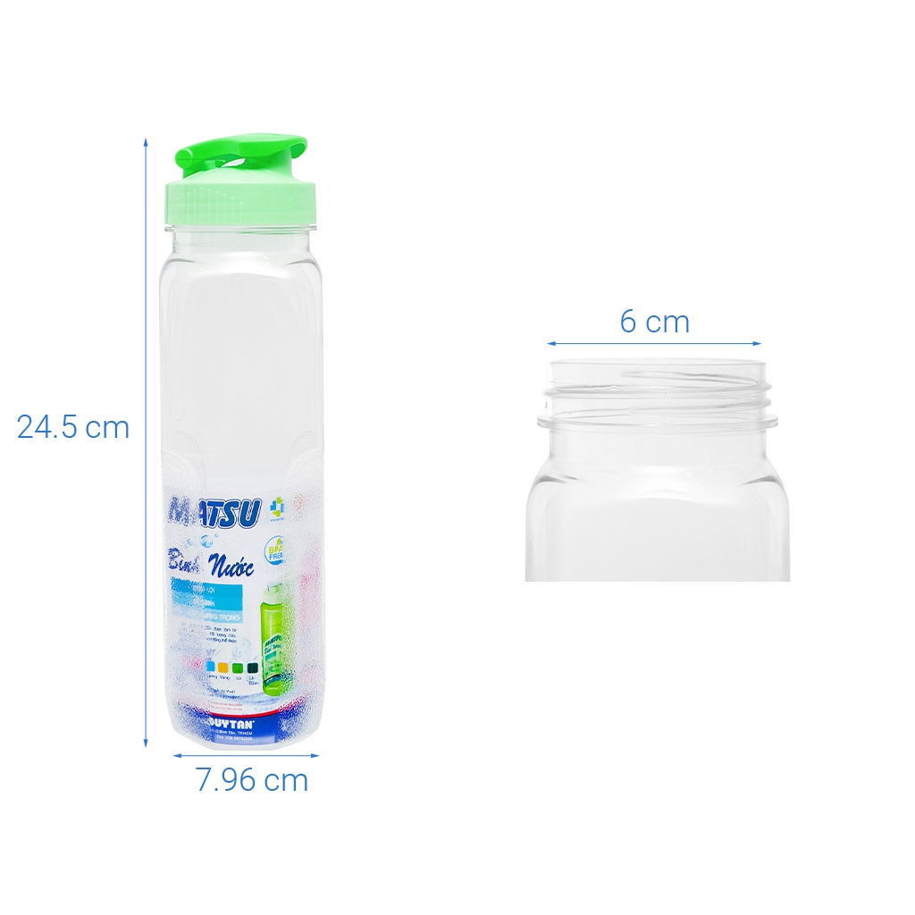 Bình nước duy tân matsu 1000ml