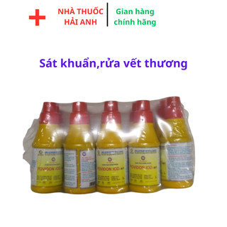 Dung dịch POVIDIN chai,rửa vết thương,sát khuẩn.