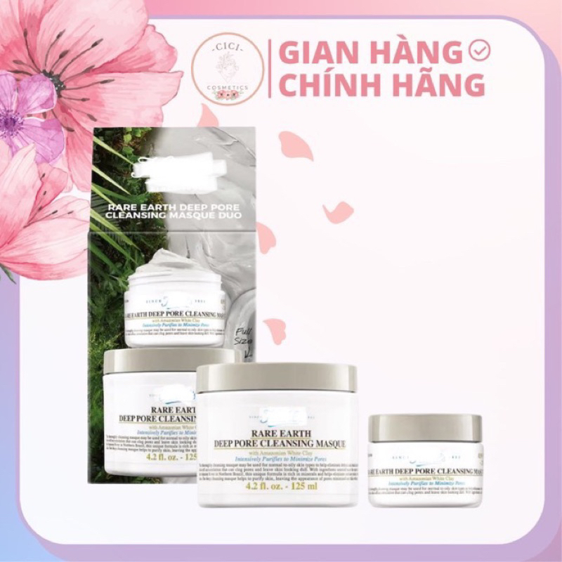 Set mặt nạ đất sét Rare Earth Deep Pore Cleansing masque