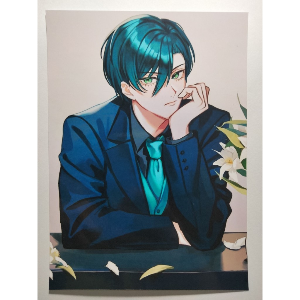 (Sẵn) Card/Pc 15x21cm artist Anime Blue Lock char Sae, Rin