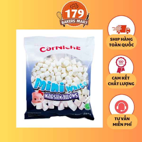 Kẹo Xốp Marshmallow Mini Trắng
