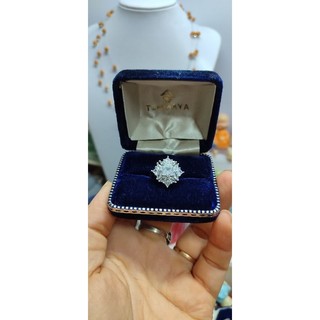 Nhẫn đá trắng,khung 925_ si Nhật