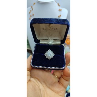 Nhẫn đá trắng,khung 925_ si Nhật