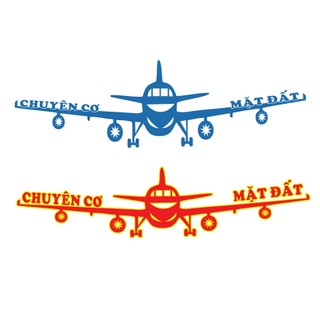 Decal Chuyên cơ mặt đất, Decal xe tải, xe con, xe khách.. . SL 1 cái