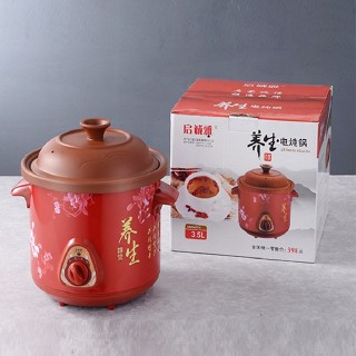 Nồi điện nấu lẩu , Nồi đất sét, Nồi kho hầm xương đa năng cao cấp [ 1.5L, 2.5L ]