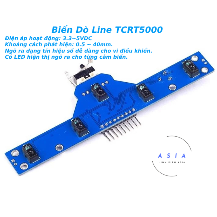 Module Cảm Biến Dò Line 5 Kênh (BFD-1000)